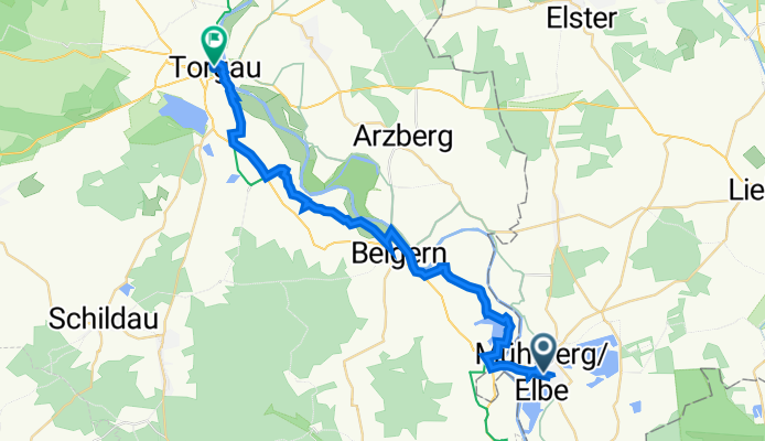 Herrenstraße 22, Mühlberg to Bäckerstraße 5, Torgau