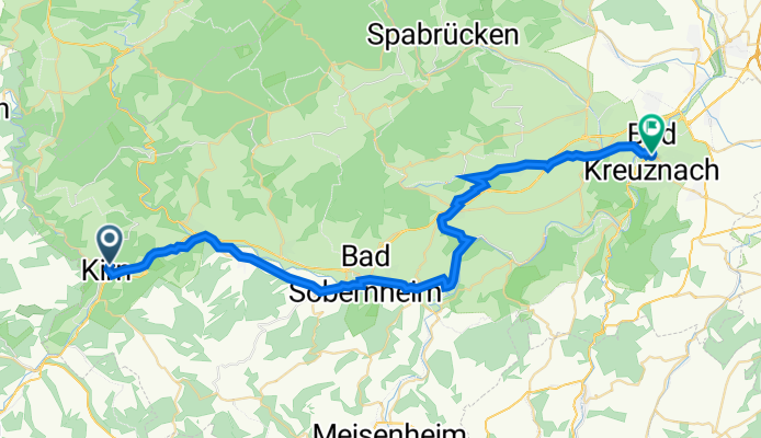 Route nach Bad Kreuznach, Bahnhof