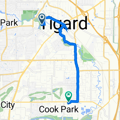 10365 SW Johnson St, Tigard to 9000 SW Durham Rd, Tigard