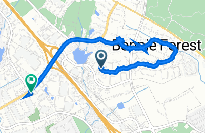 Route in der Bikemap App öffnen