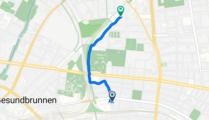 Malmöer Straße 26A, Berlin nach Dolomitenstraße 60, Berlin
