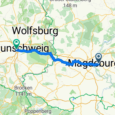 Zur Muttereiche 2, Magdeburg nach Güldenstraße 7, Braunschweig