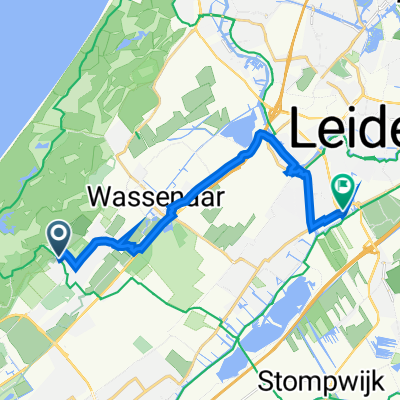 Berkenlaan 7, Wassenaar nach Voorschoterweg 8, Leiden