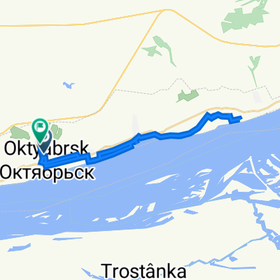 улица Аносова, 68 к1, Октябрьск до улица Куйбышева, 21, Октябрьск
