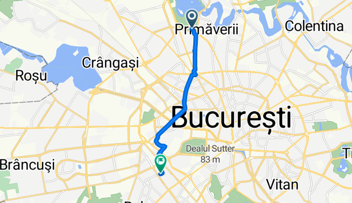 Bulevardul Mareșal Constantin Prezan, 1, Bucharest to Strada Samuil Vulcan, 8, Bucharest