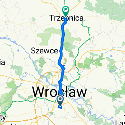 Wandy Rutkiewicz 14, Wrocław do Marii Konopnickiej 12, Trzebnica