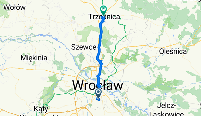 Wandy Rutkiewicz 14, Wrocław do Marii Konopnickiej 12, Trzebnica