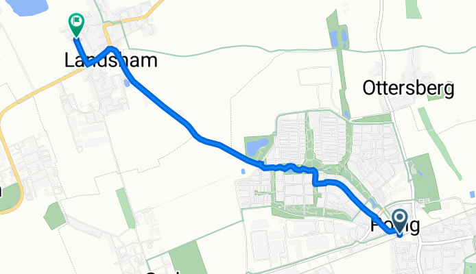 Friedensstraße 9, Poing nach Mövenstraße 7, Pliening