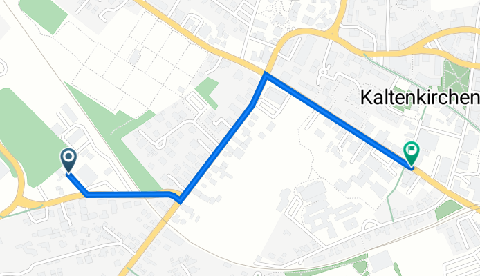 Barmstedter Straße 10, Kaltenkirchen nach Hamburger Straße 30, Kaltenkirchen
