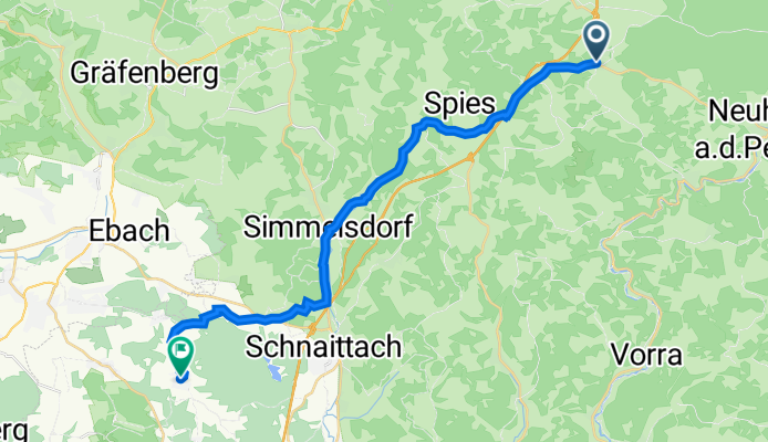 Neuhauser Straße 2, Plech nach Veldershofer Weg 11, Lauf an der Pegnitz