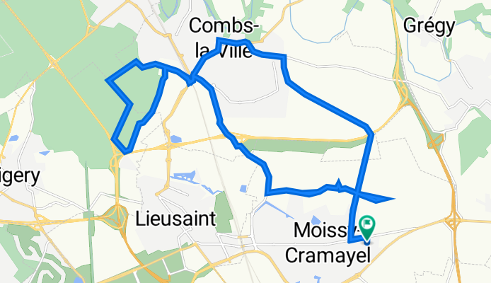 100 Rue des Mésanges, Moissy-Cramayel à 100 Rue des Mésanges, Moissy-Cramayel