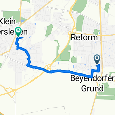 Planetenweg 33, Magdeburg nach Schwarzer Weg 32, Magdeburg