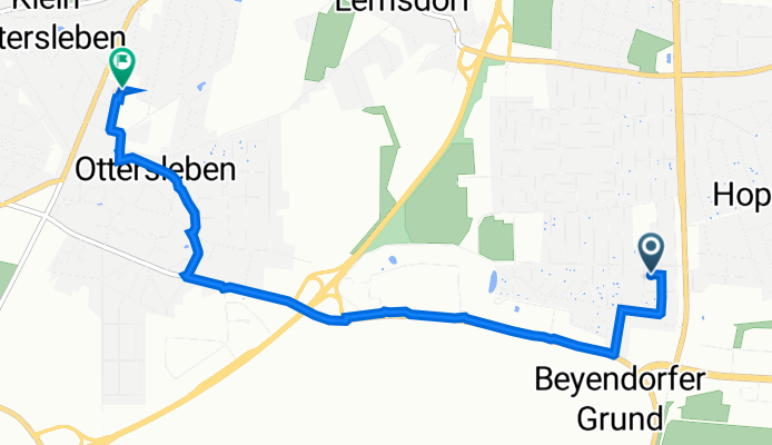 Planetenweg 33, Magdeburg nach Schwarzer Weg 32, Magdeburg