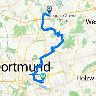 Oberbeckerweg 47, Lünen nach Kattowitzstraße 20, Dortmund