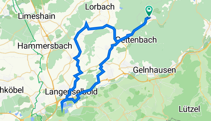 Forsthausstraße 3, Gründau nach Forsthausstraße 6, Gründau