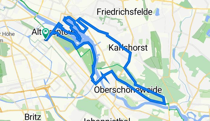 Treptower Park - Oberschöneweide - Karlshorst - Rummelsburger Bucht