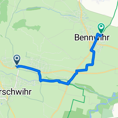 1 Grande Rue, Kaysersberg Vignoble nach Voie Verte de Brienne-le-Château à Bar-sur-Seine, Bennwihr