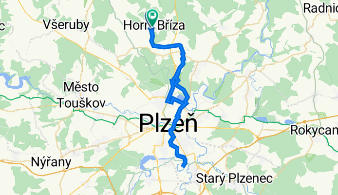 K Cihelně, Horní Bříza do Na Návsi, Horní Bříza