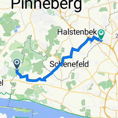 Sandmoorweg 141, Hamburg nach Puckholm 24A, Hamburg