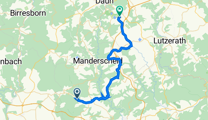 Abteistraße 3, Großlittgen nach Maare-Mosel-Radweg, Schalkenmehren