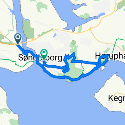 Porten til Ringriderpladsen via Høruphav