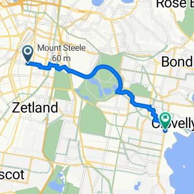 Redfern to 105 Arden St, Coogee