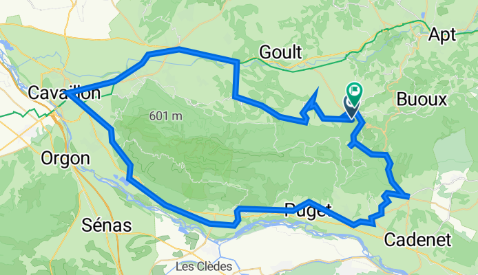 plan Chemin du Bosquet 250, Bonnieux to Ancienne Route D’Apt 15, Bonnieux