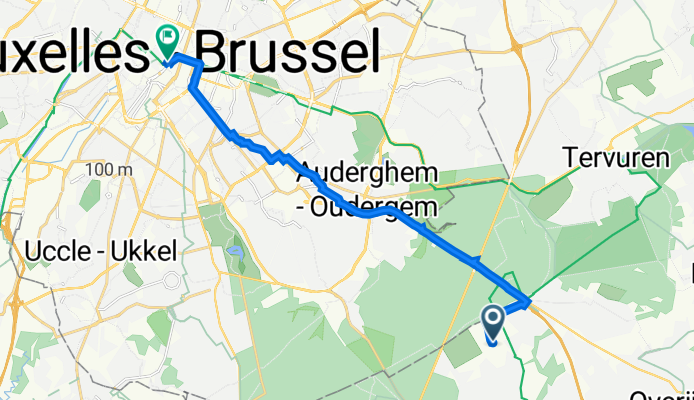 Sint-Hubertusdreef 41, Overijse à Putterie 20, Bruxelles/Brussel