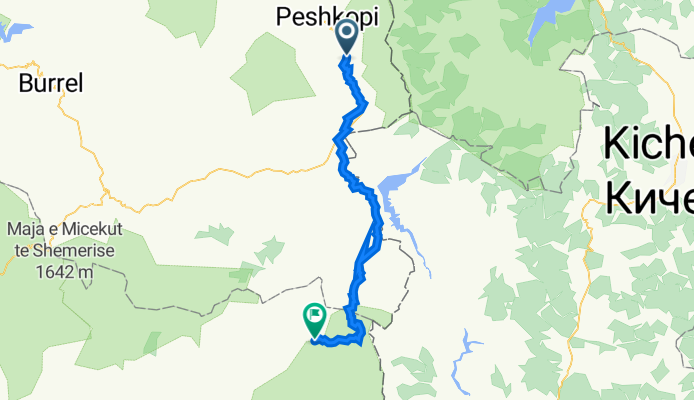 0.13 - Liqeni i Trepçës - Fushe Studa Lake (retning Ohridsøen)