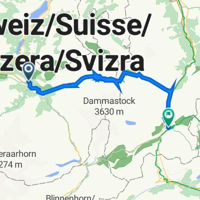 Meiringen to Andermatt