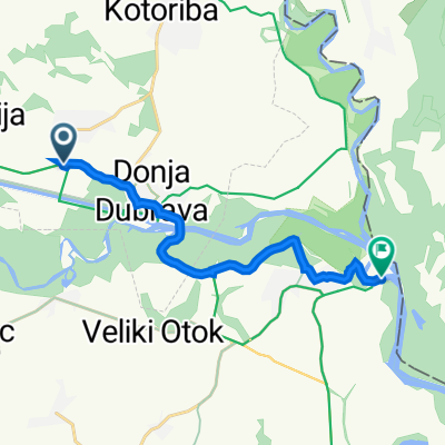 Glavna ulica 79, Donji Vidovec nach Ulica Petra Zrinskog 300, Legrad