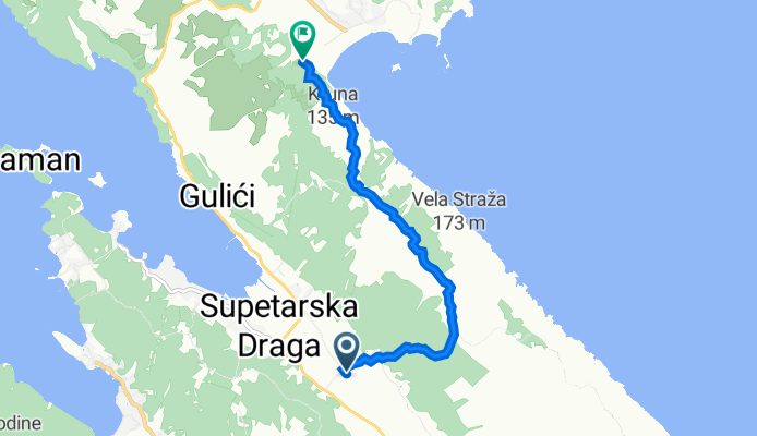 Rab Archaeological Traces - Frux Trail, Supetarska Draga to Neimenovana cesta, Lopar