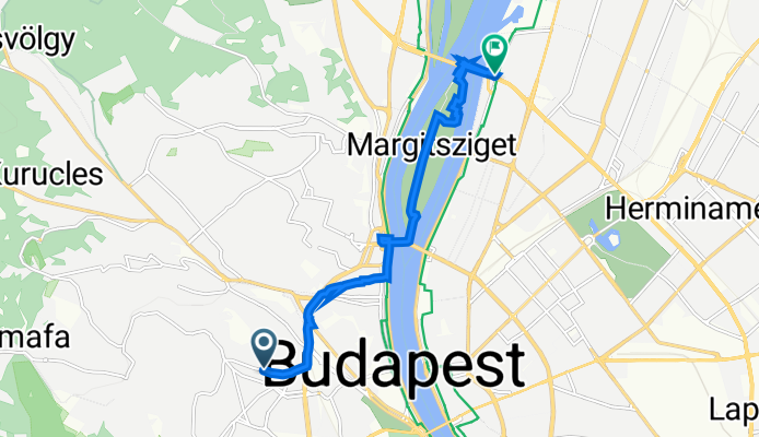 Istenhegyi út 9C., Будапешт до Róbert Károly körút, Будапешт