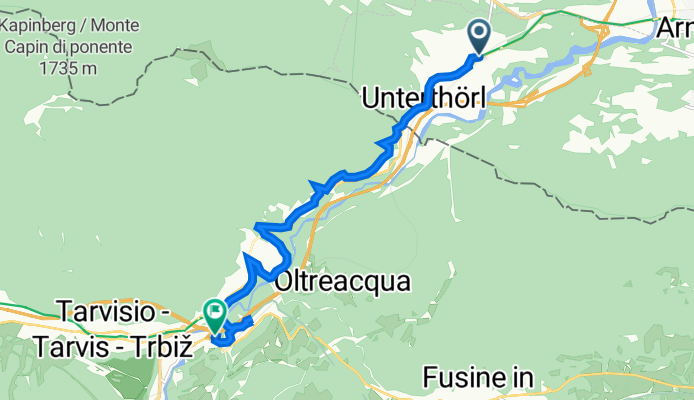 Maglern 268/2, Arnoldstein nach Via Bamberga 3, Tarvisio