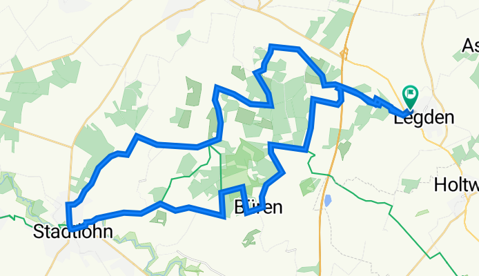 Legden nach Stadtlohn/Berkel