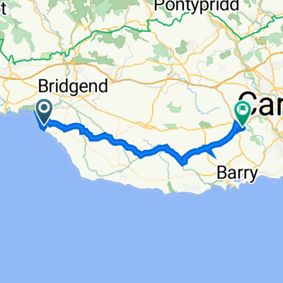 Channel View, Vale of Glamorgan to The Alps, Alps Quarry Road, Cardiff