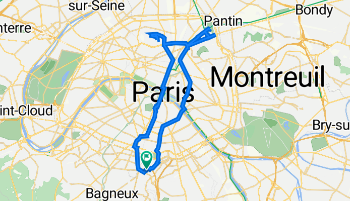Paris 3. Tag Alternative Route