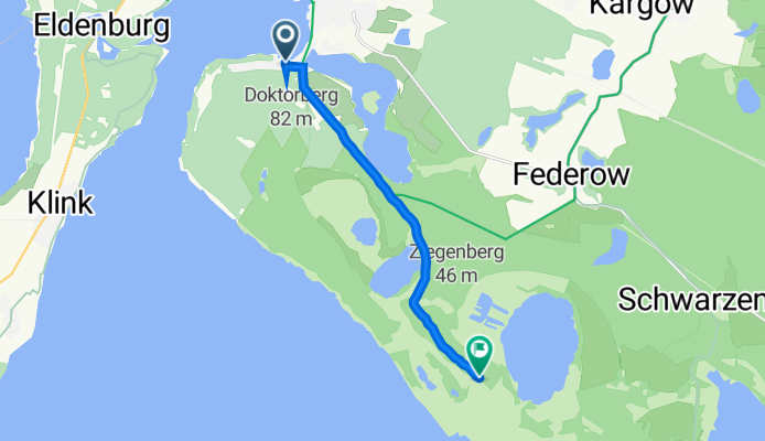 Fontanestraße 10, Waren (Müritz) nach Müritzhof 2, Waren (Müritz)