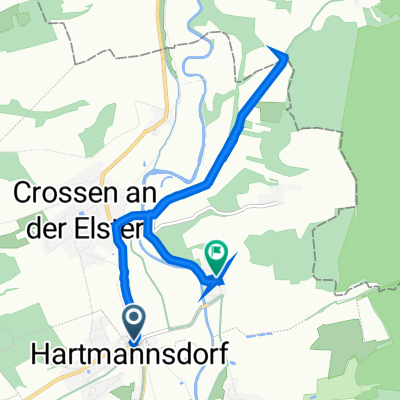 Am Bahnhof 4, Crossen an der Elster nach Tauchlitz 33, Crossen an der Elster