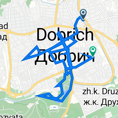 булевард „Русия“ 71, Добрич to улица „Ерма“ 4А, Добрич