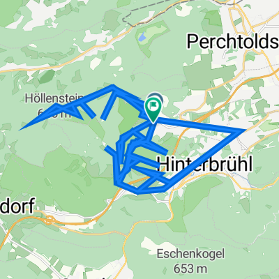 Höhenstraße 144, Gießhübl nach Eichbergstraße 3, Gießhübl