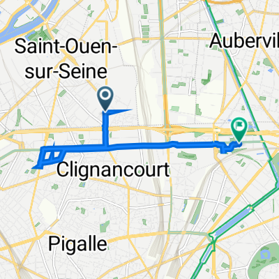 De Avenue Michelet 128, Saint-Ouen-sur-Seine à Boulevard Macdonald 173, Paris