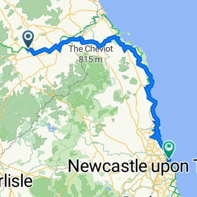 Sunday - Melrose to Tynemouth