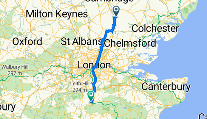 Thursday Saffron Walden to Crawley