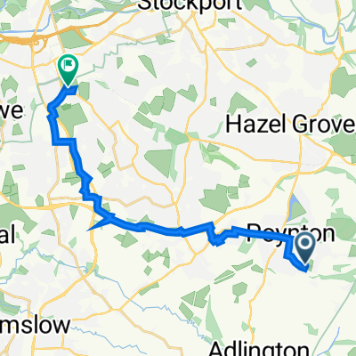 175 Dickens Lane, Stockport to Brookfield House, Wilmslow Road, Cheadle