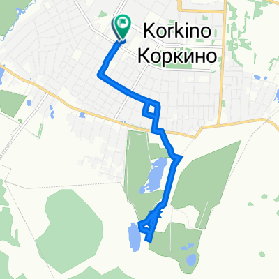 улица Сакко и Ванцетти, 25, Коркино до улица Сакко и Ванцетти, 24, Коркино