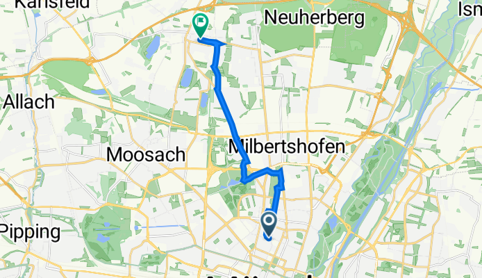 Augustenstraße 116–118, München nach Dülferstraße 98, München