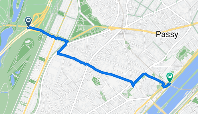 Boulevard Périphérique, Paris to Voie Georges Pompidou, Paris