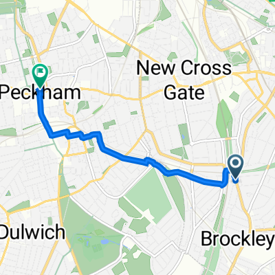 184 Brockley Road, London to 77A Roman House, Peckham High St, London