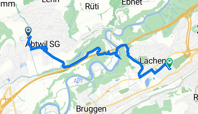 Abtwil SG, Abtwil SG nach Salisstrasse 7, St. Gallen